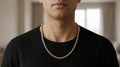 The Two-Tone Cuban Link Chain — Handcrafted Men's Statement
