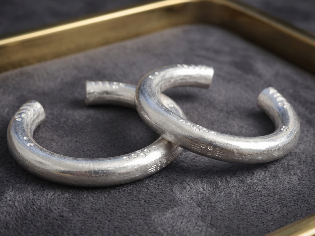 Antique Oxidized German Silver Kadla – Heavy Tribal Style Anklets for Festive & Folk Wear