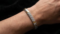 The Signature Two-Tone Link Bracelet — Handcrafted Men's Statement Piece