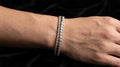 The Signature Two-Tone Link Bracelet — Handcrafted Men's Statement Piece