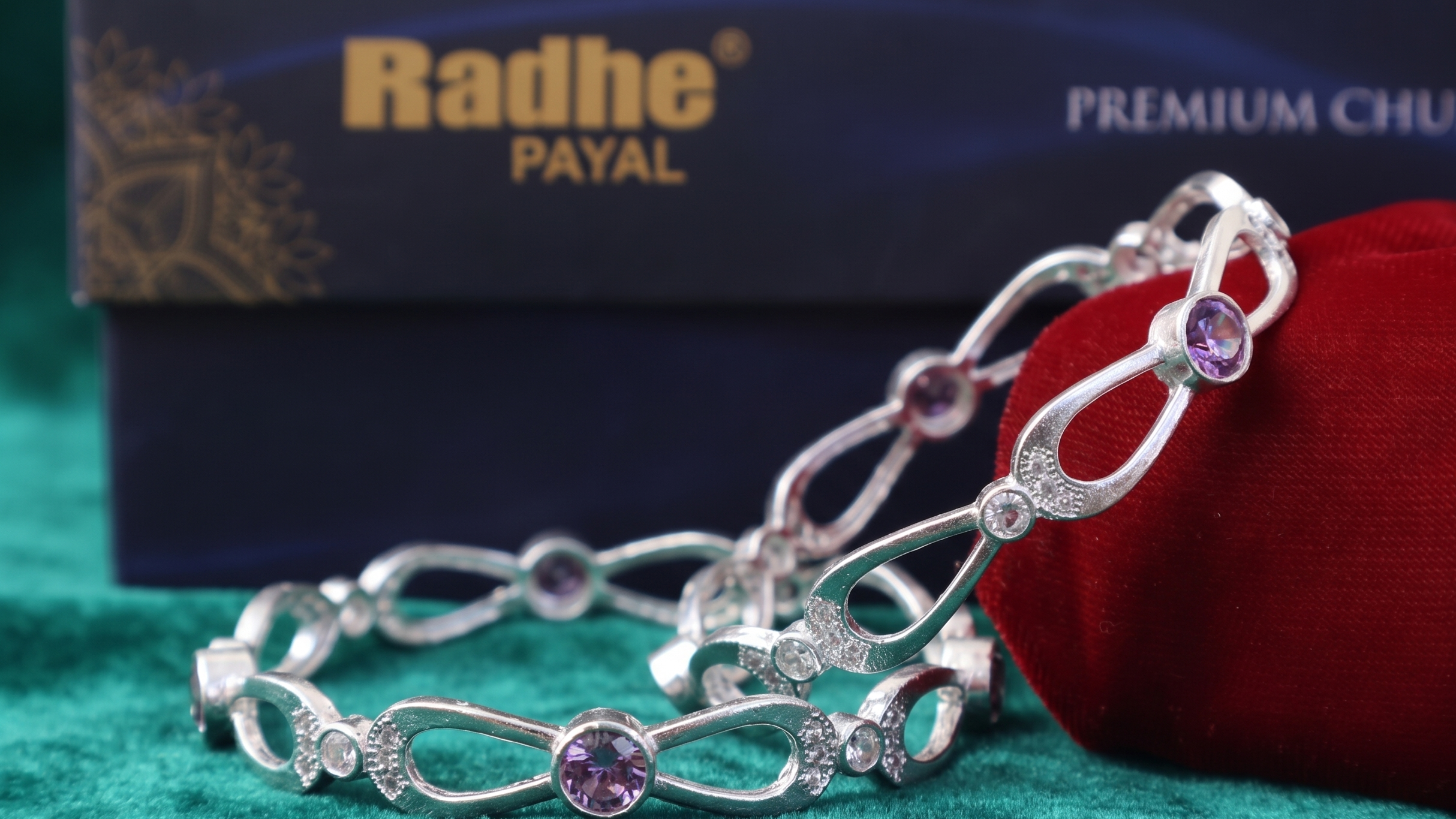 Classic Premium CZ Stone Bangles | Jwelisha