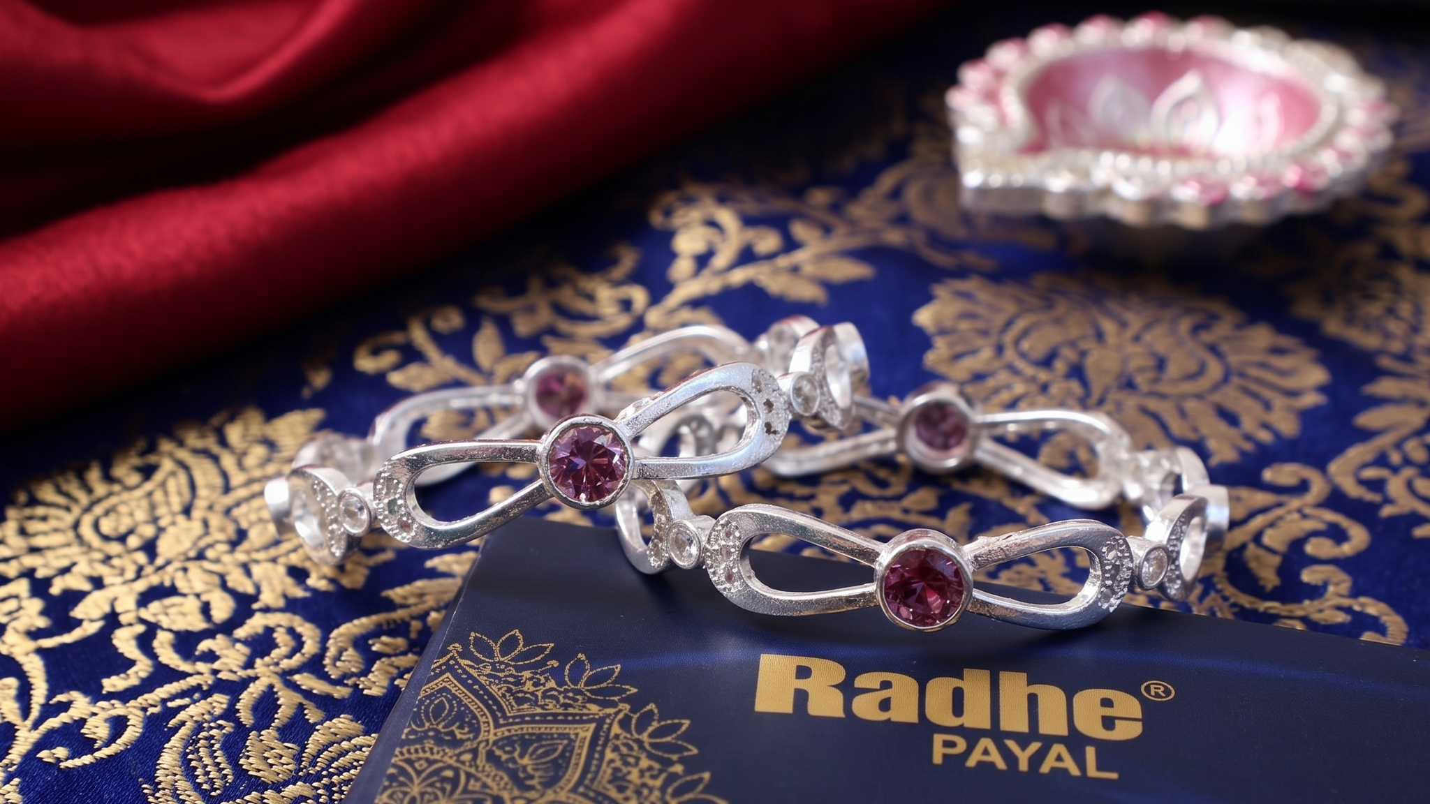Classic Premium CZ Stone Bangles | Jwelisha