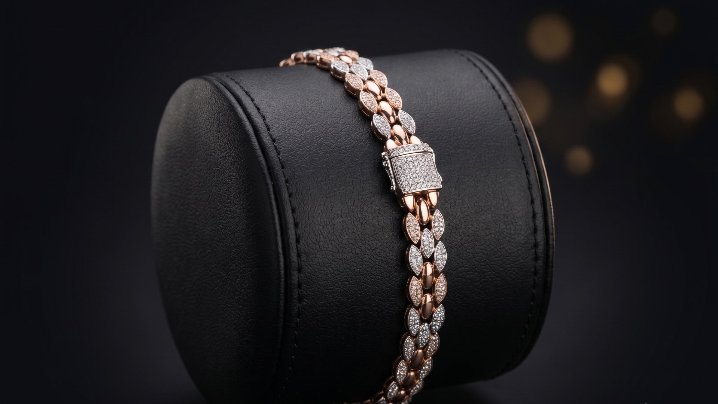 The Signature Two-Tone Link Bracelet — Handcrafted Men's Statement Piece