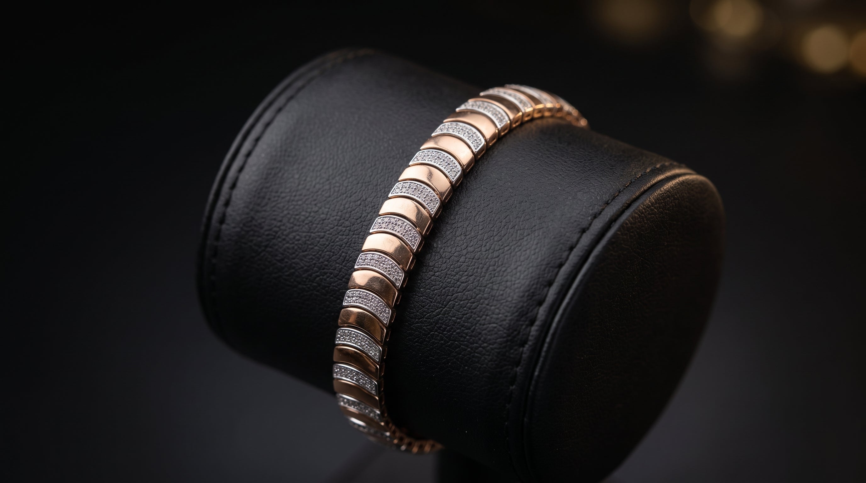 The Signature Two-Tone Link Bracelet — Handcrafted Men's Statement Piece