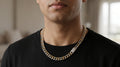 The Two-Tone Cuban Link Chain — Handcrafted Men's Statement