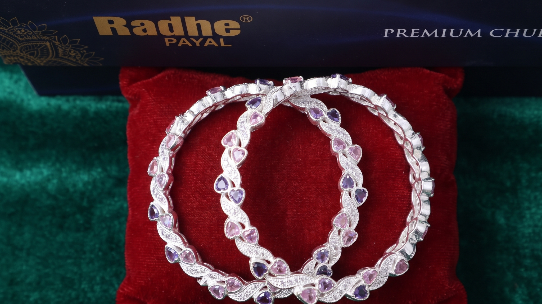 Classic Premium CZ Stone Bangles | Jwelisha