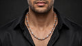 The Two-Tone Cuban Link Chain — Handcrafted Men's Statement