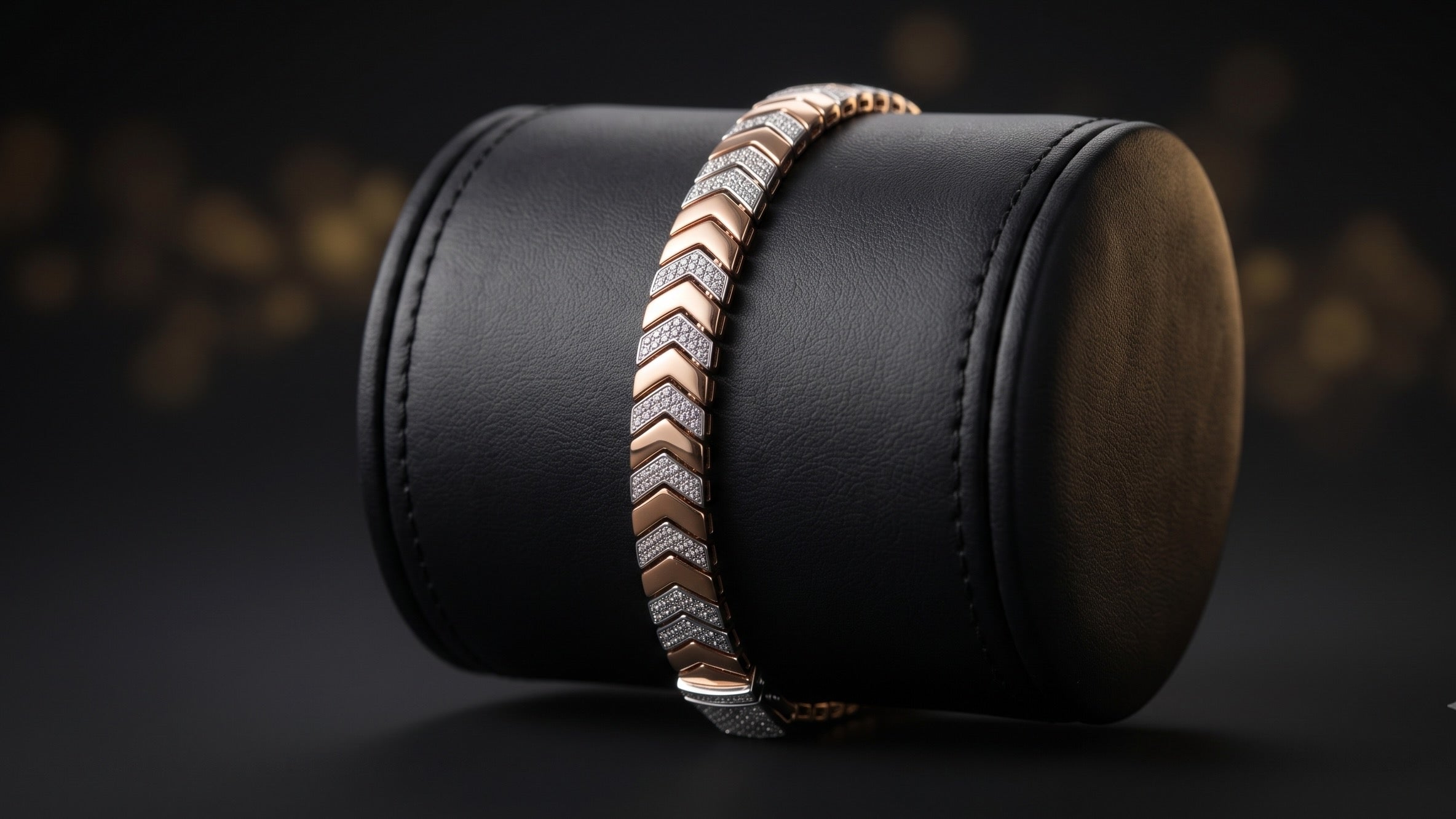 The Signature Two-Tone Link Bracelet — Handcrafted Men's Statement Piece
