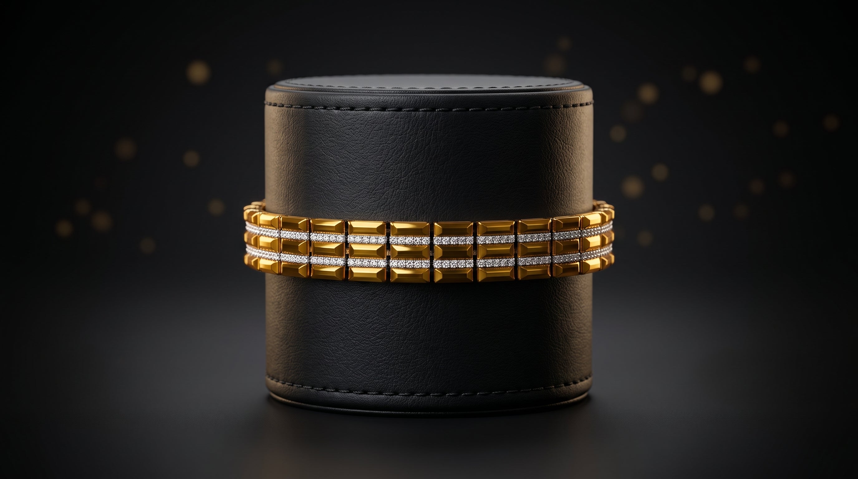 The Signature Two-Tone Link Bracelet — Handcrafted Men's Statement Piece