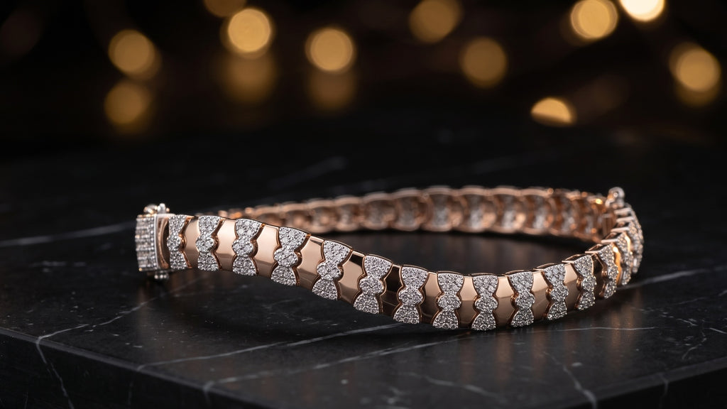 The Signature Two-Tone Link Bracelet — Handcrafted Men's Statement Piece