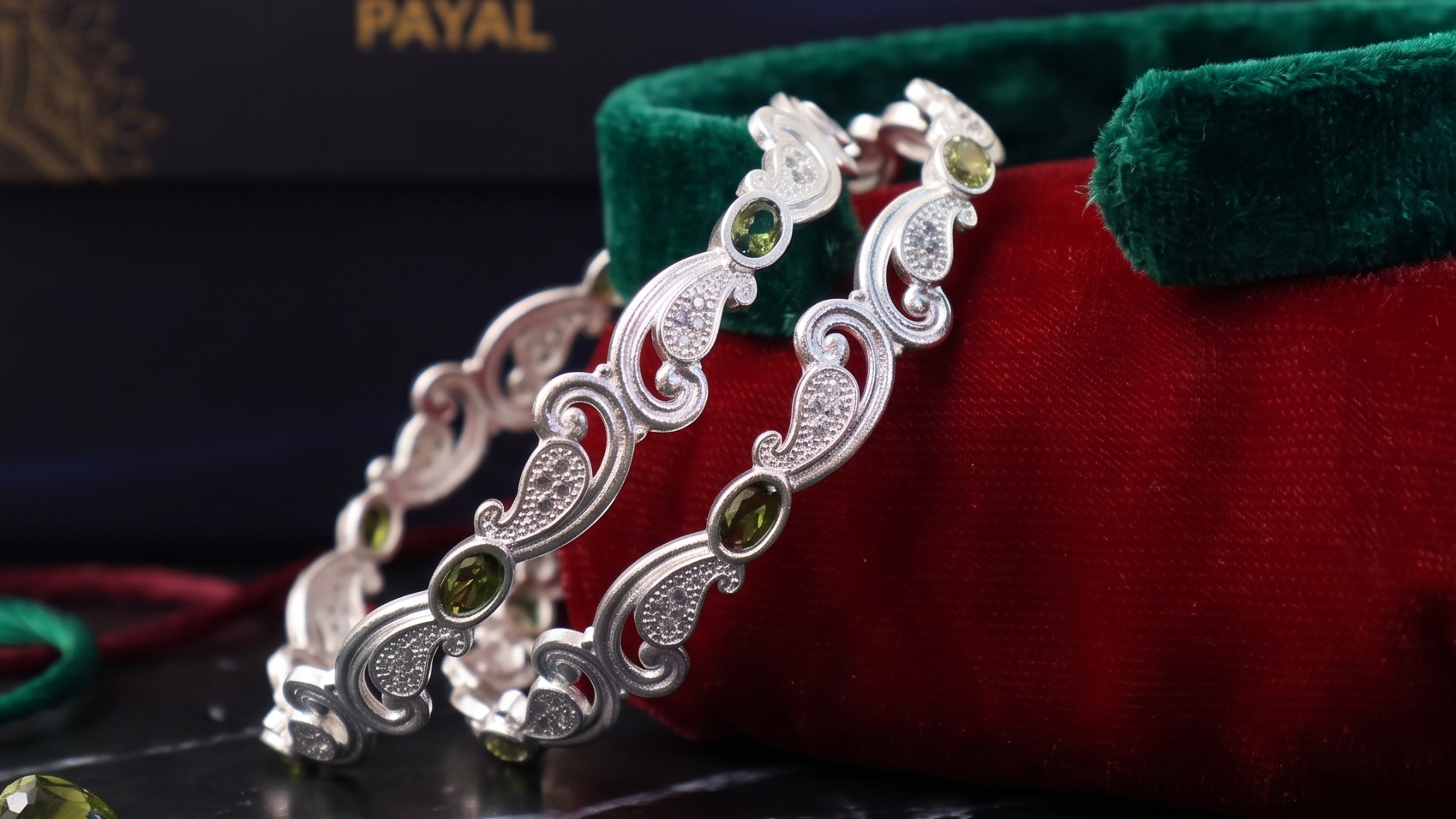 Classic Premium CZ Stone Bangles | Jwelisha