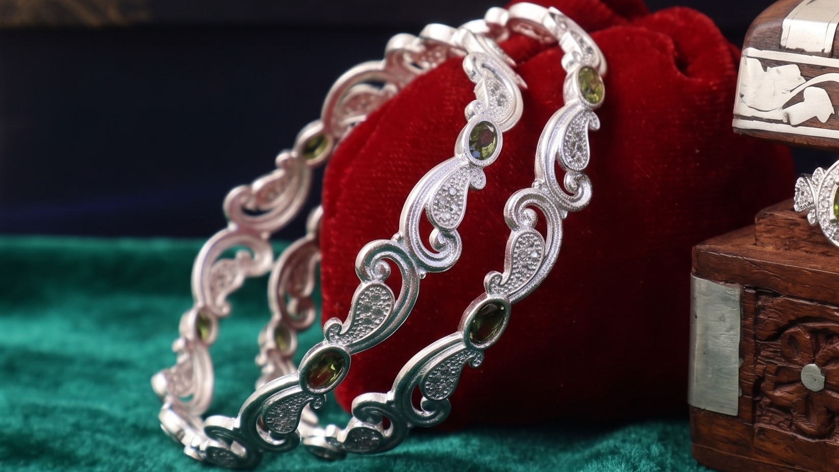 Classic Premium CZ Stone Bangles | Jwelisha