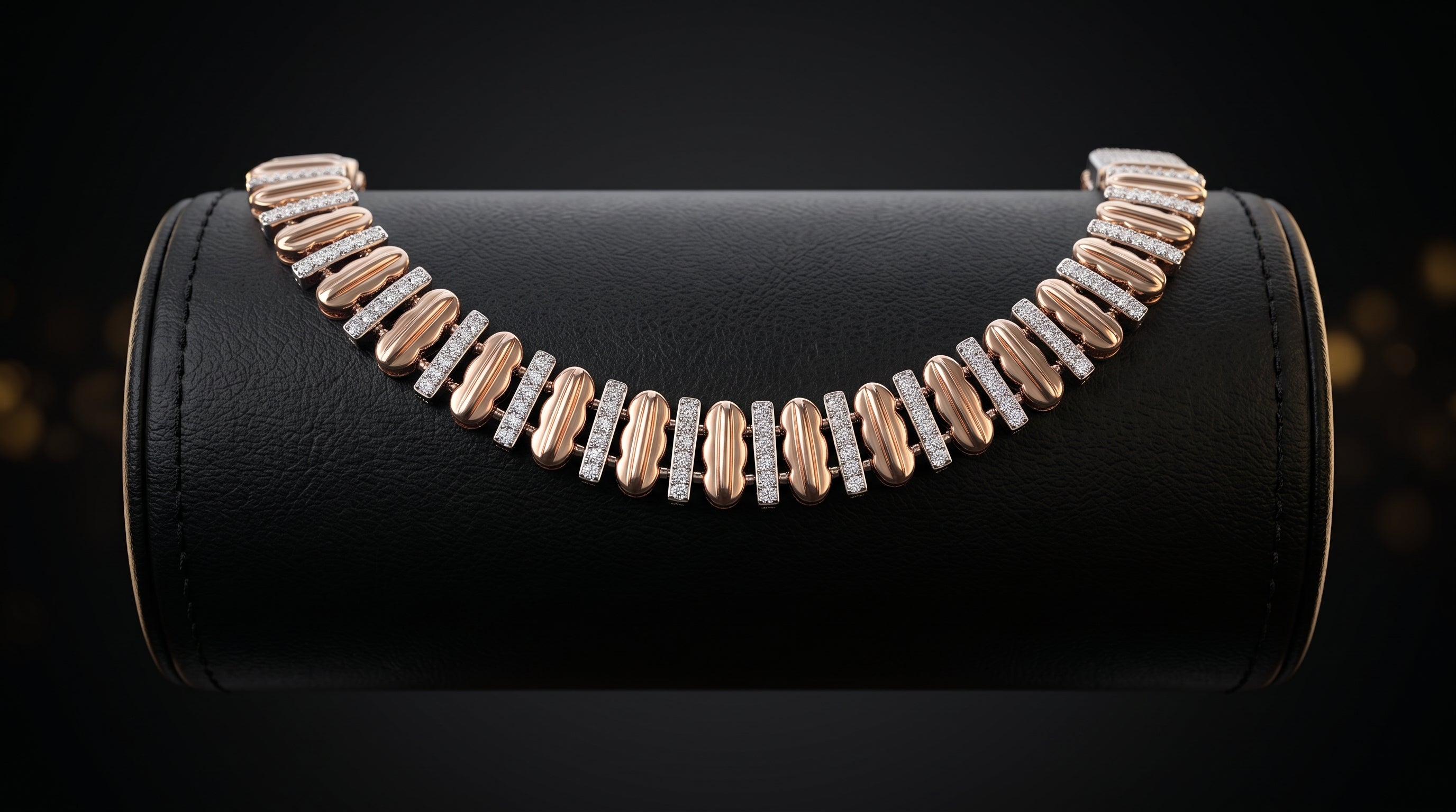 The Signature Two-Tone Link Bracelet — Handcrafted Men's Statement Piece