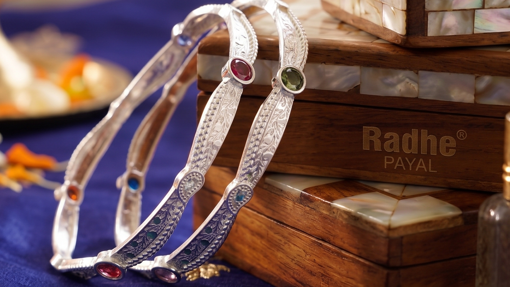 Classic Premium CZ Stone Bangles | Jwelisha