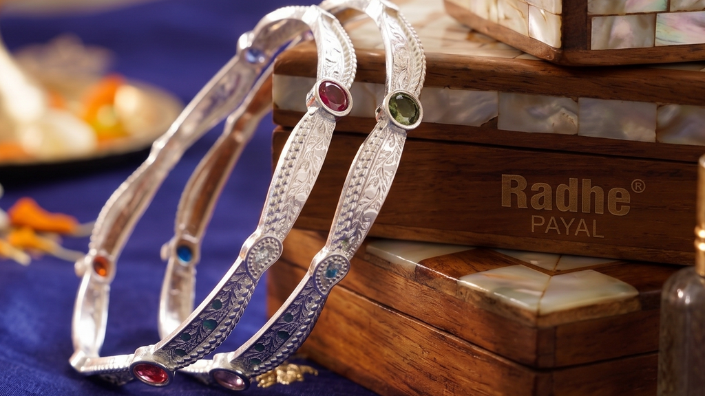 Classic Premium CZ Stone Bangles | Jwelisha