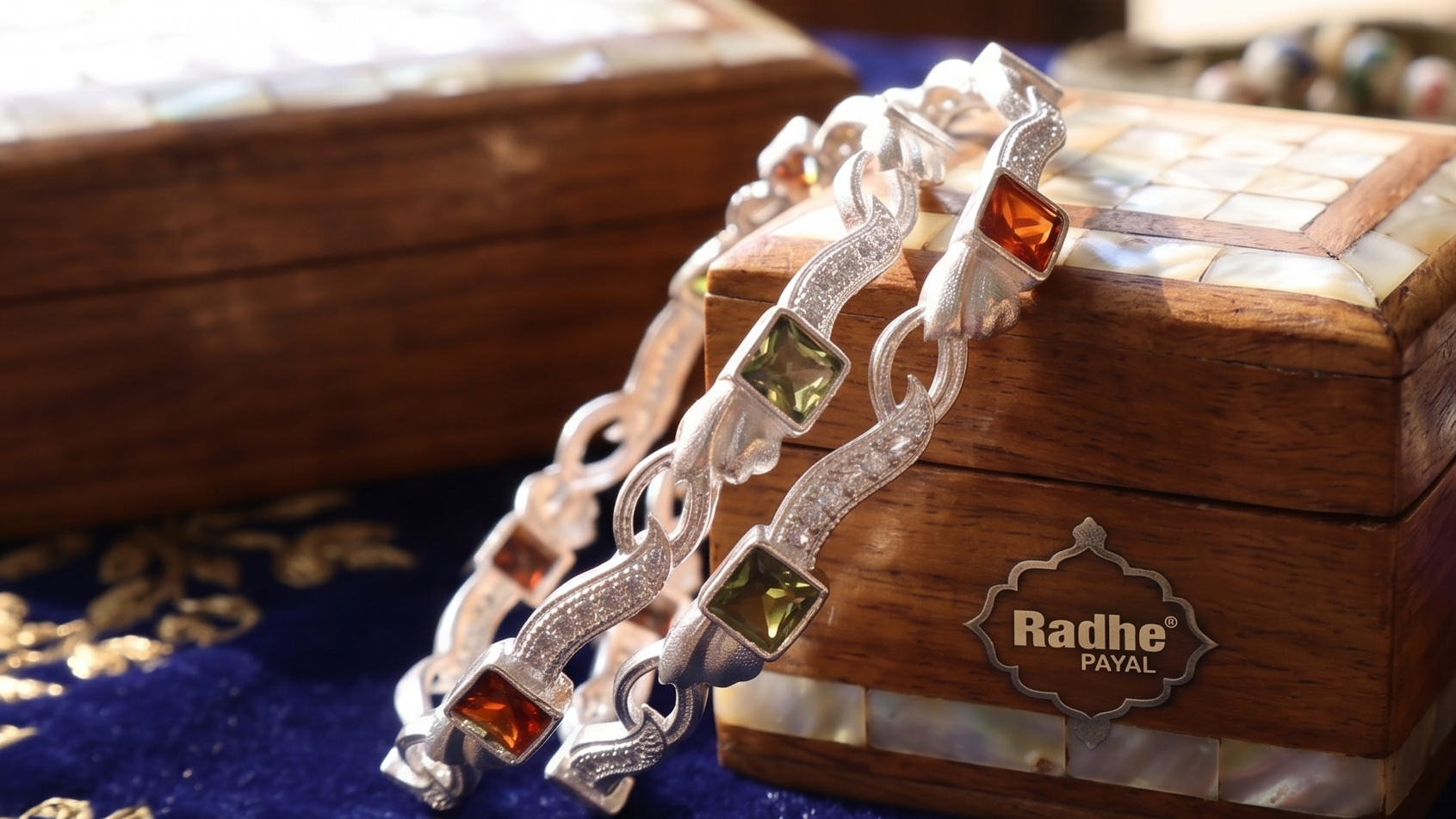 Classic Premium CZ Stone Bangles | Jwelisha