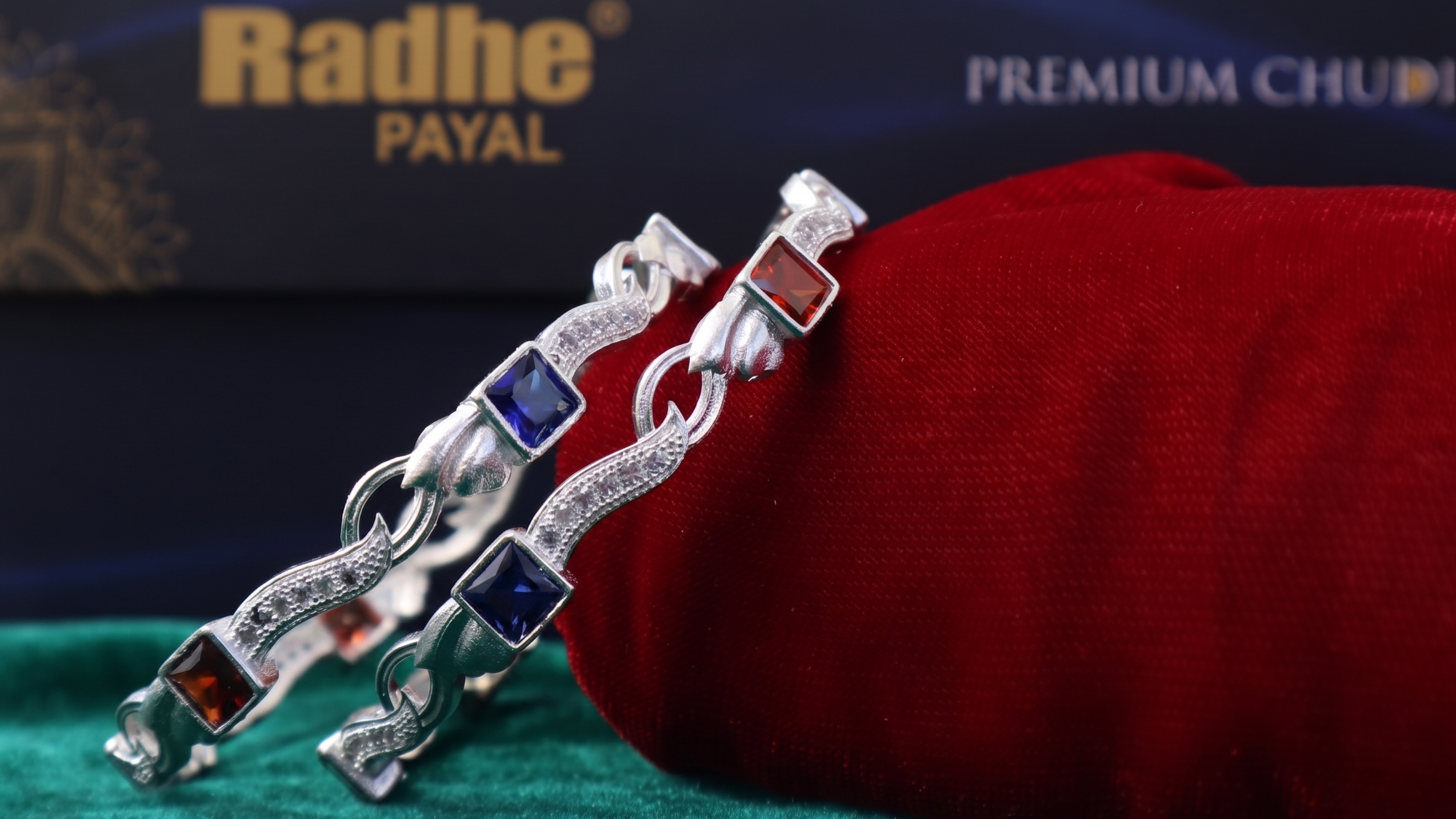 Classic Premium CZ Stone Bangles | Jwelisha