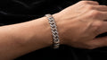 The Signature Two-Tone Link Bracelet — Handcrafted Men's Statement Piece