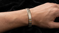The Signature Two-Tone Link Bracelet — Handcrafted Men's Statement Piece