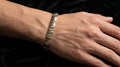 The Signature Two-Tone Link Bracelet — Handcrafted Men's Statement Piece
