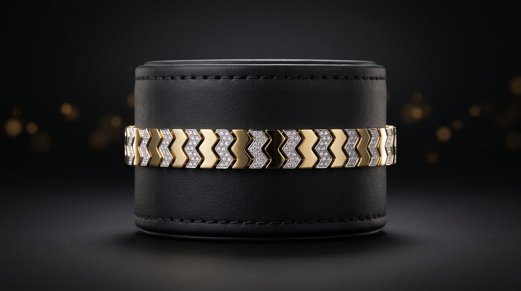 The Signature Two-Tone Link Bracelet — Handcrafted Men's Statement Piece