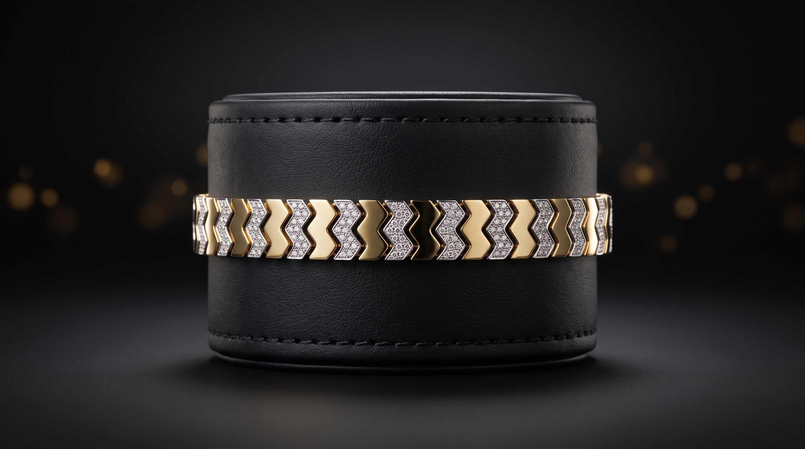 The Signature Two-Tone Link Bracelet — Handcrafted Men's Statement Piece