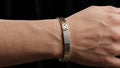 The Signature Two-Tone Link Bracelet — Handcrafted Men's Statement Piece