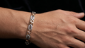 The Signature Two-Tone Link Bracelet — Handcrafted Men's Statement Piece