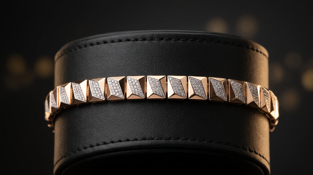 The Signature Two-Tone Link Bracelet — Handcrafted Men's Statement Piece