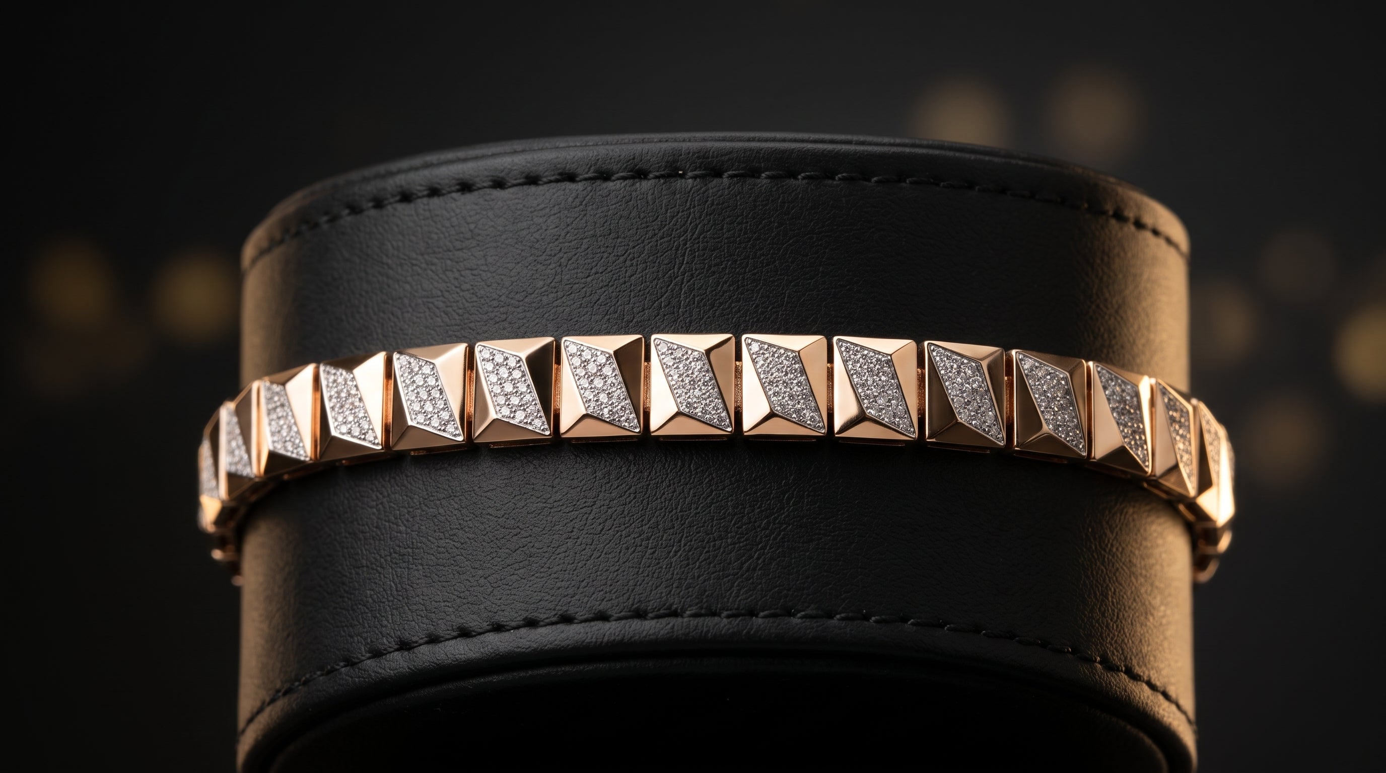 The Signature Two-Tone Link Bracelet — Handcrafted Men's Statement Piece