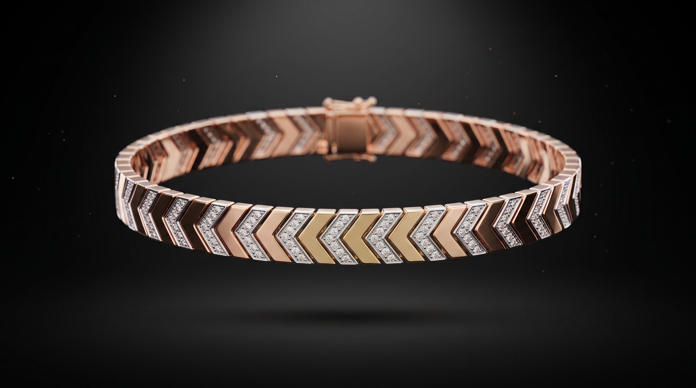 The Signature Two-Tone Link Bracelet — Handcrafted Men's Statement Piece