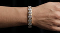 The Signature Two-Tone Link Bracelet — Handcrafted Men's Statement Piece