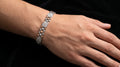 The Signature Two-Tone Link Bracelet — Handcrafted Men's Statement Piece