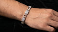 The Signature Two-Tone Link Bracelet — Handcrafted Men's Statement Piece