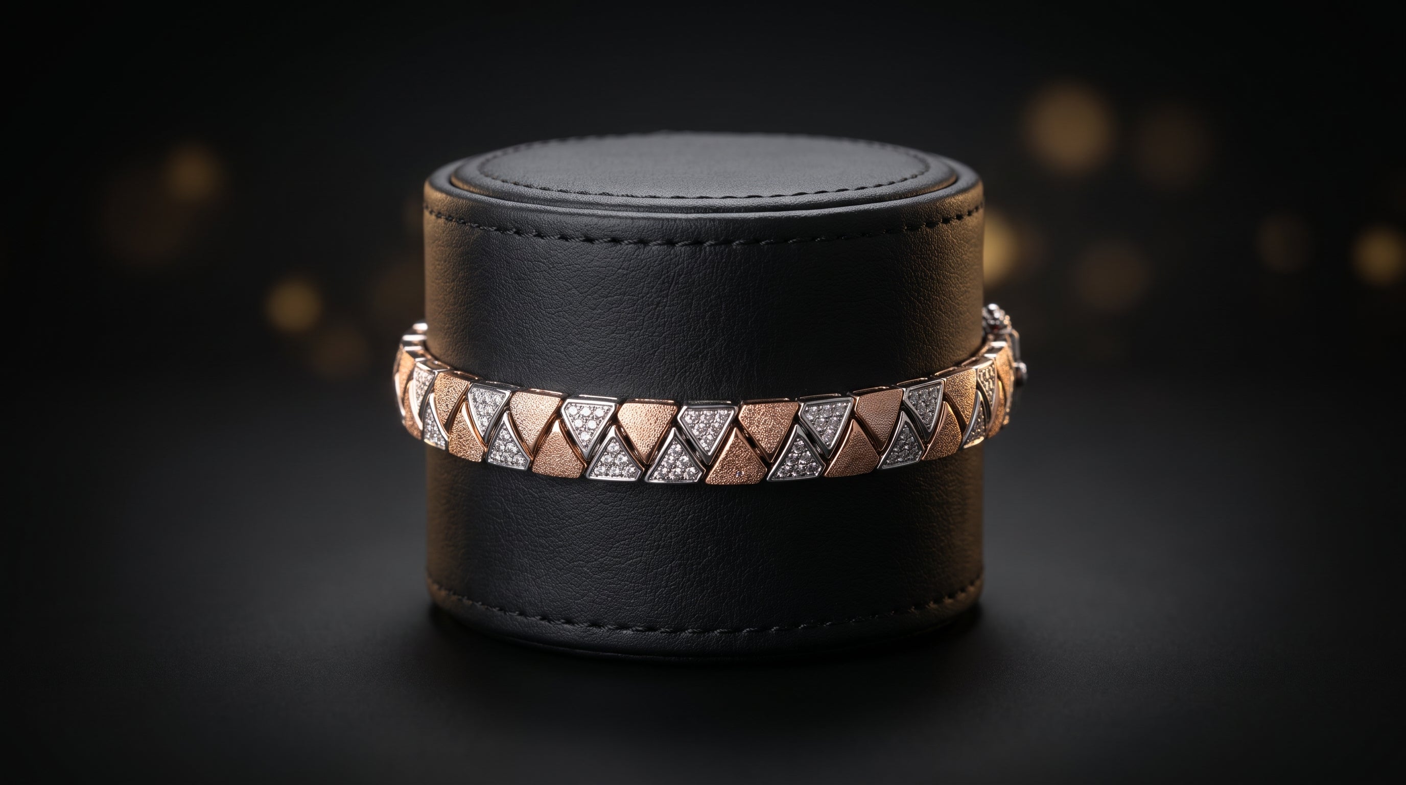 The Signature Two-Tone Link Bracelet — Handcrafted Men's Statement Piece
