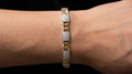 The Signature Two-Tone Link Bracelet — Handcrafted Men's Statement Piece