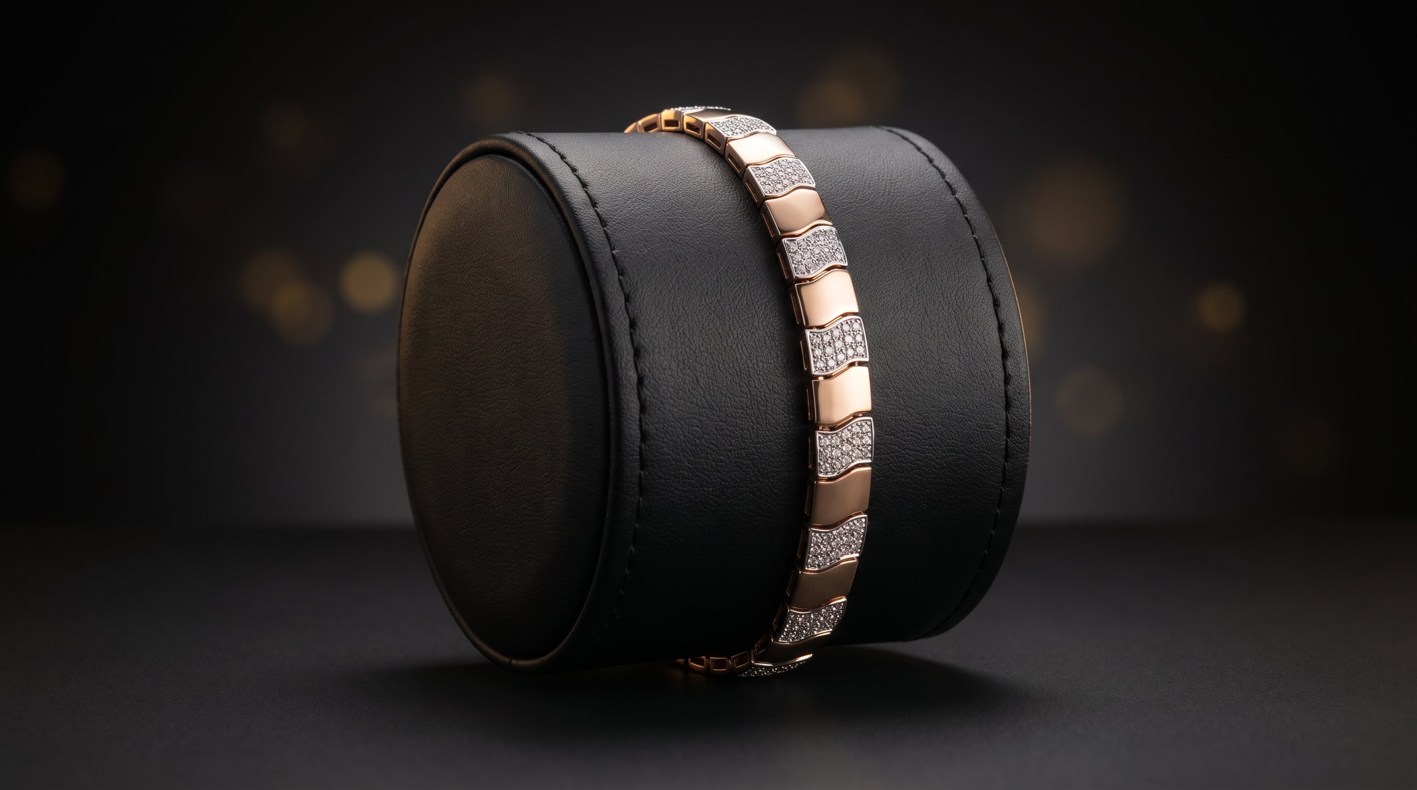 The Signature Two-Tone Link Bracelet — Handcrafted Men's Statement Piece