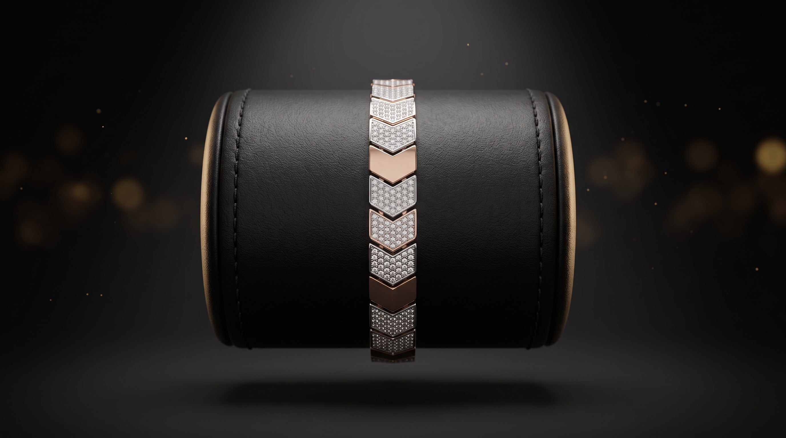 The Signature Two-Tone Link Bracelet — Handcrafted Men's Statement Piece