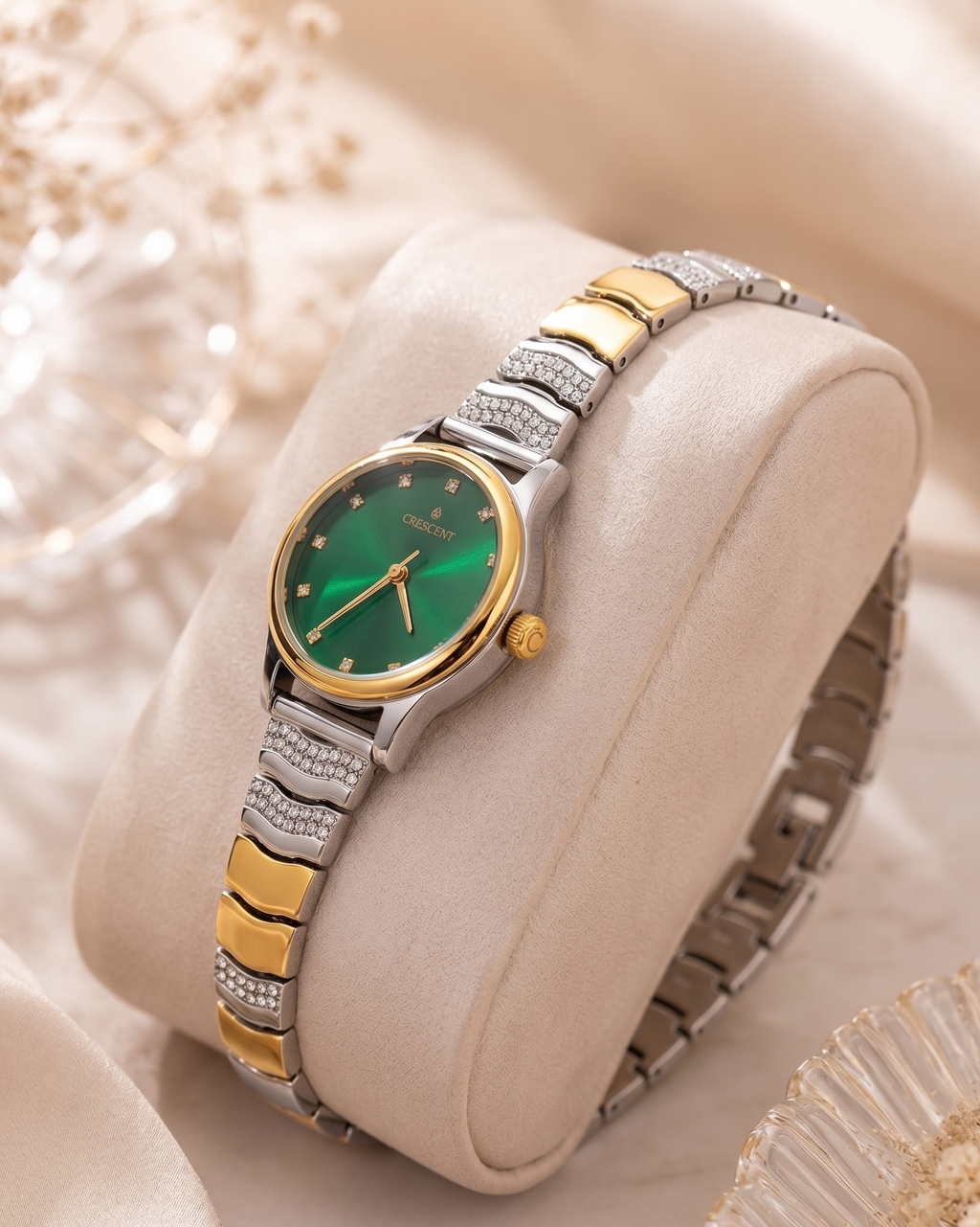 Premium Fancy Watch for Women – Dual Tone Finish
