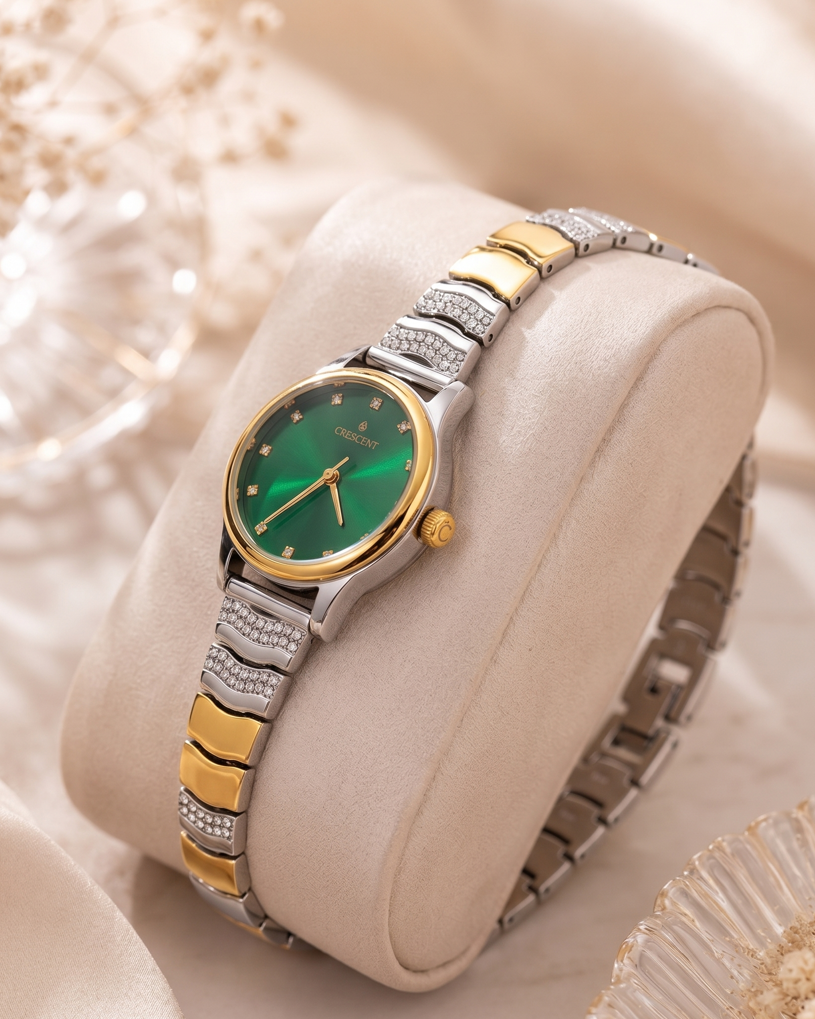 Premium Fancy Watch for Women – Dual Tone Finish