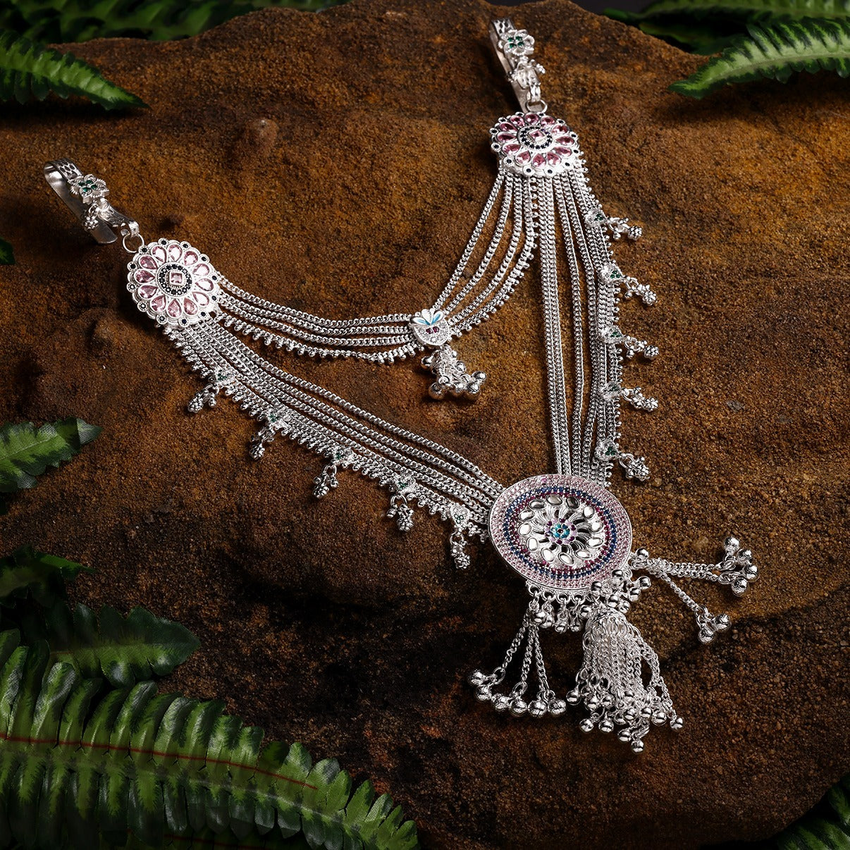 Majestic Peacock Tiered Kandora by Radhe Payal