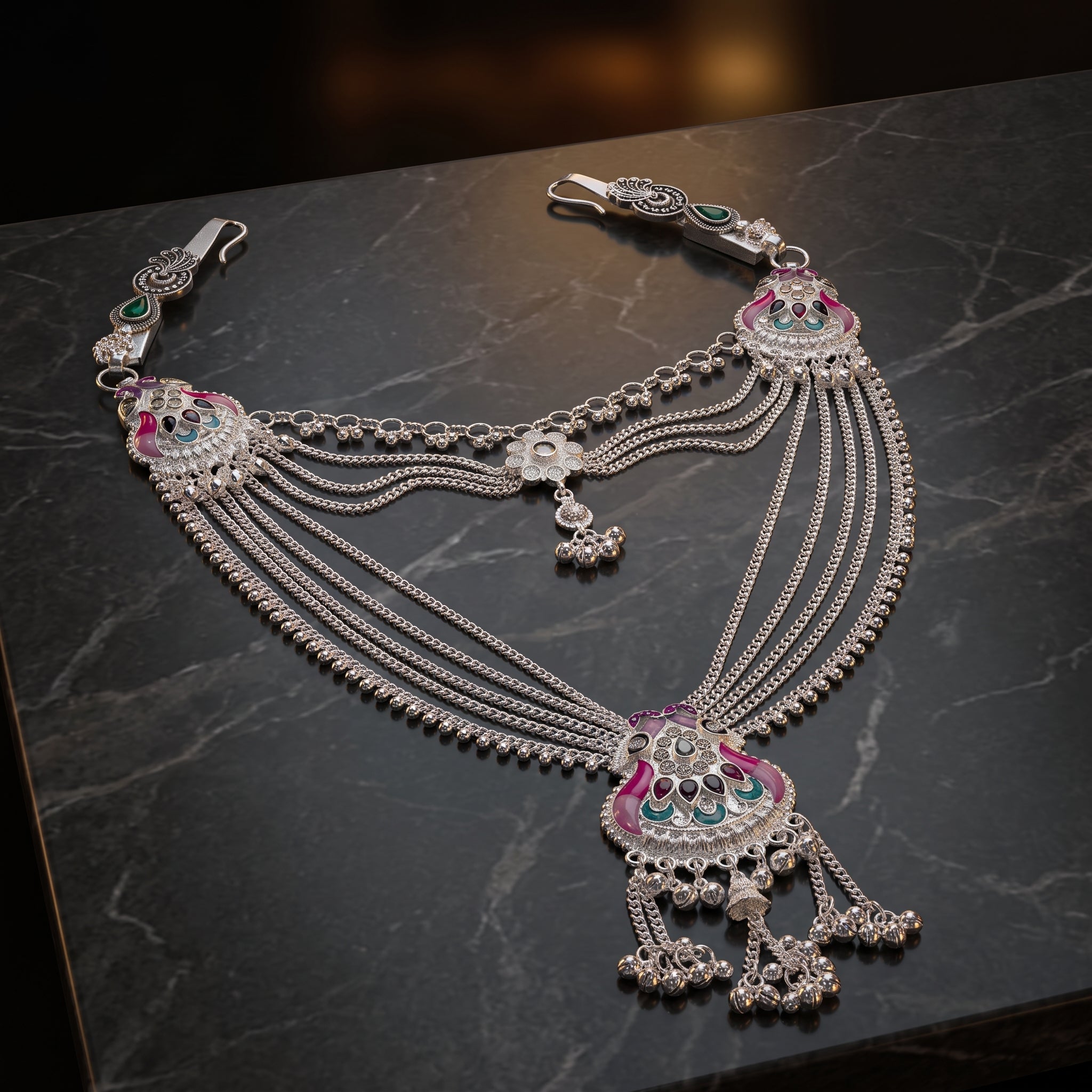 Traditional Kandora Waist Chain with Ghungroo