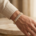Men's Kada Bracelet | Jwelisha  | Gold & Silver Finish, Openable Lock