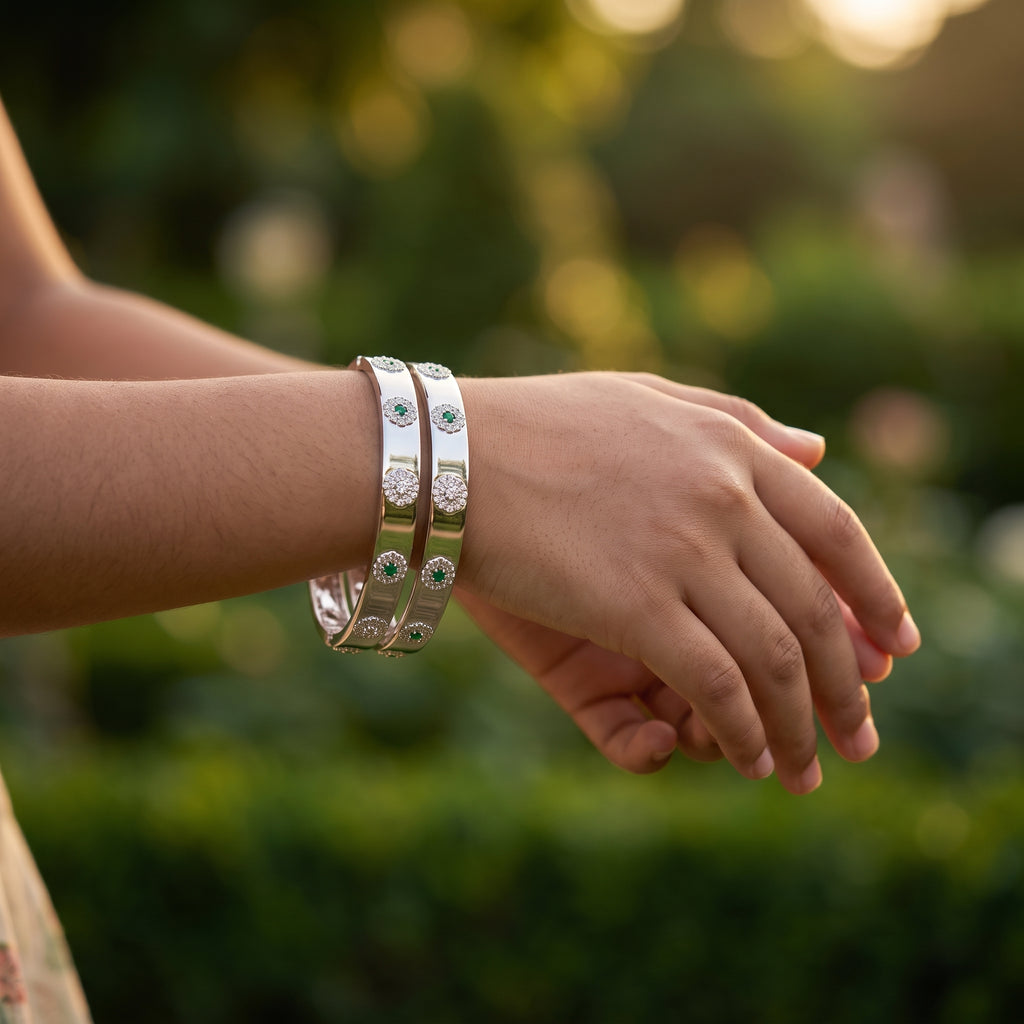 Jwelisha Kids Kada – Premium Stone-Studded Bangle for Girls