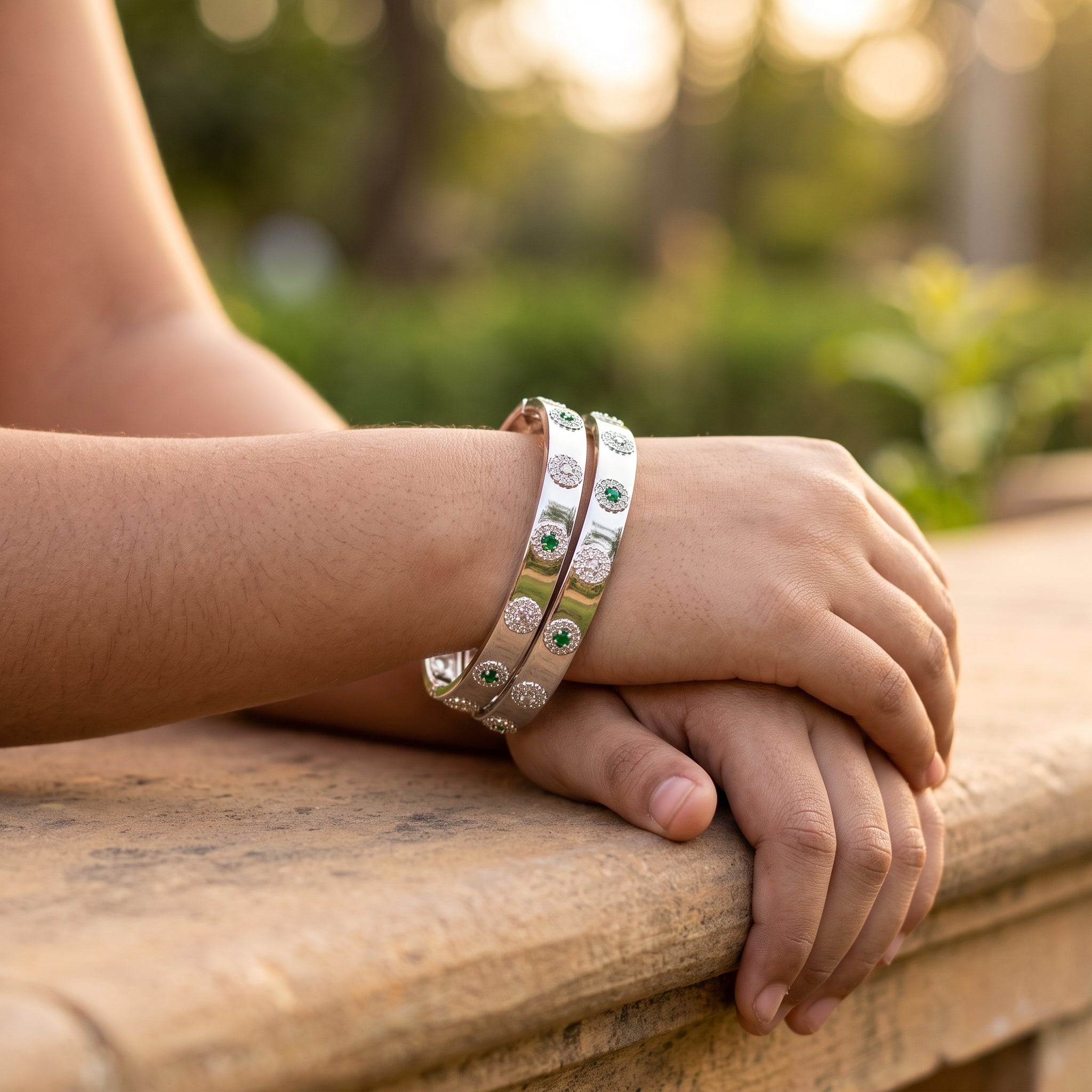 Jwelisha Kids Kada – Premium Stone-Studded Bangle for Girls