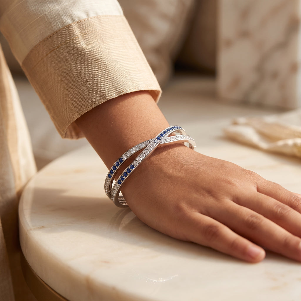 Jwelisha Kids Kada – Premium Stone-Studded Bangle for Girls