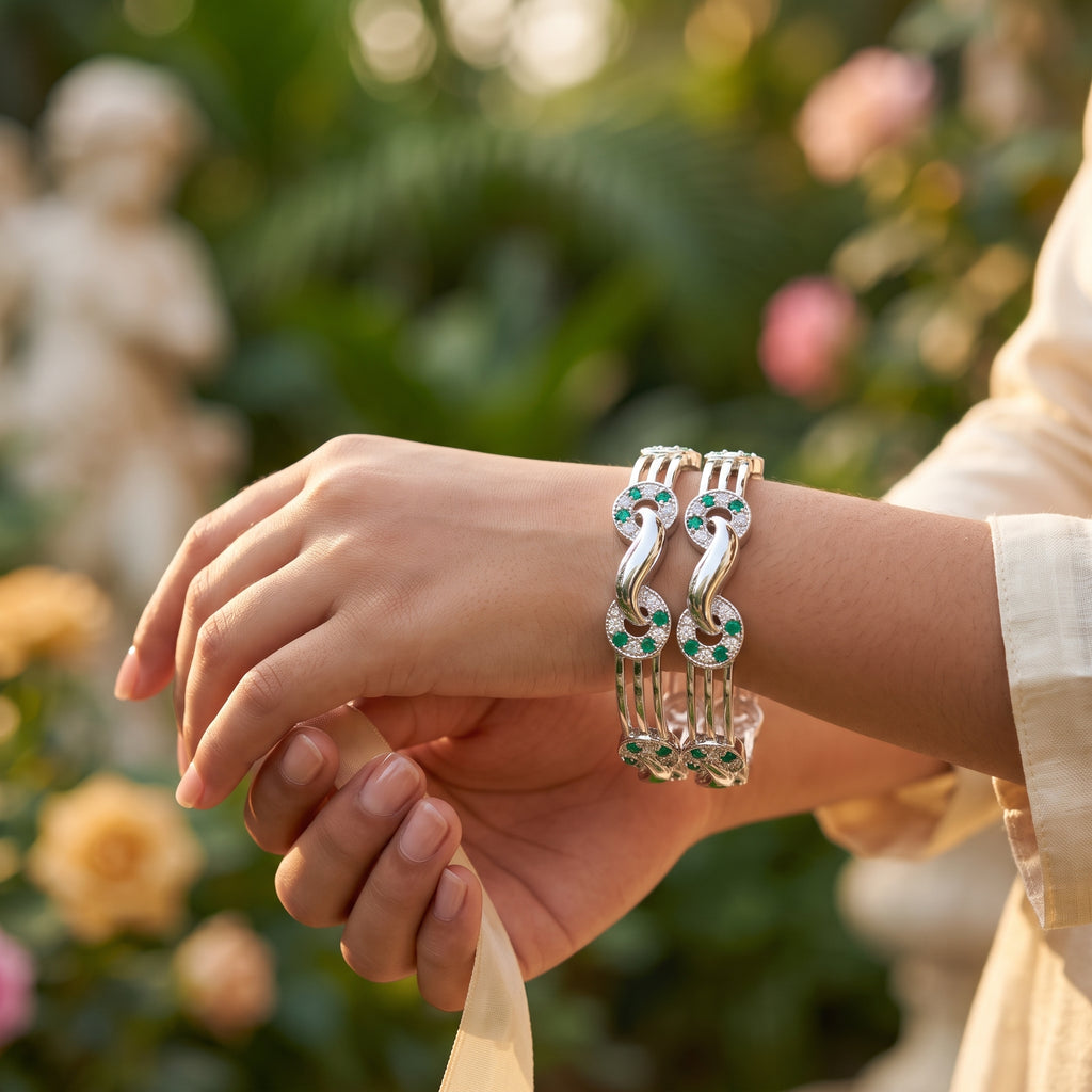 Jwelisha Kids Kada – Premium Stone-Studded Bangle for Girls
