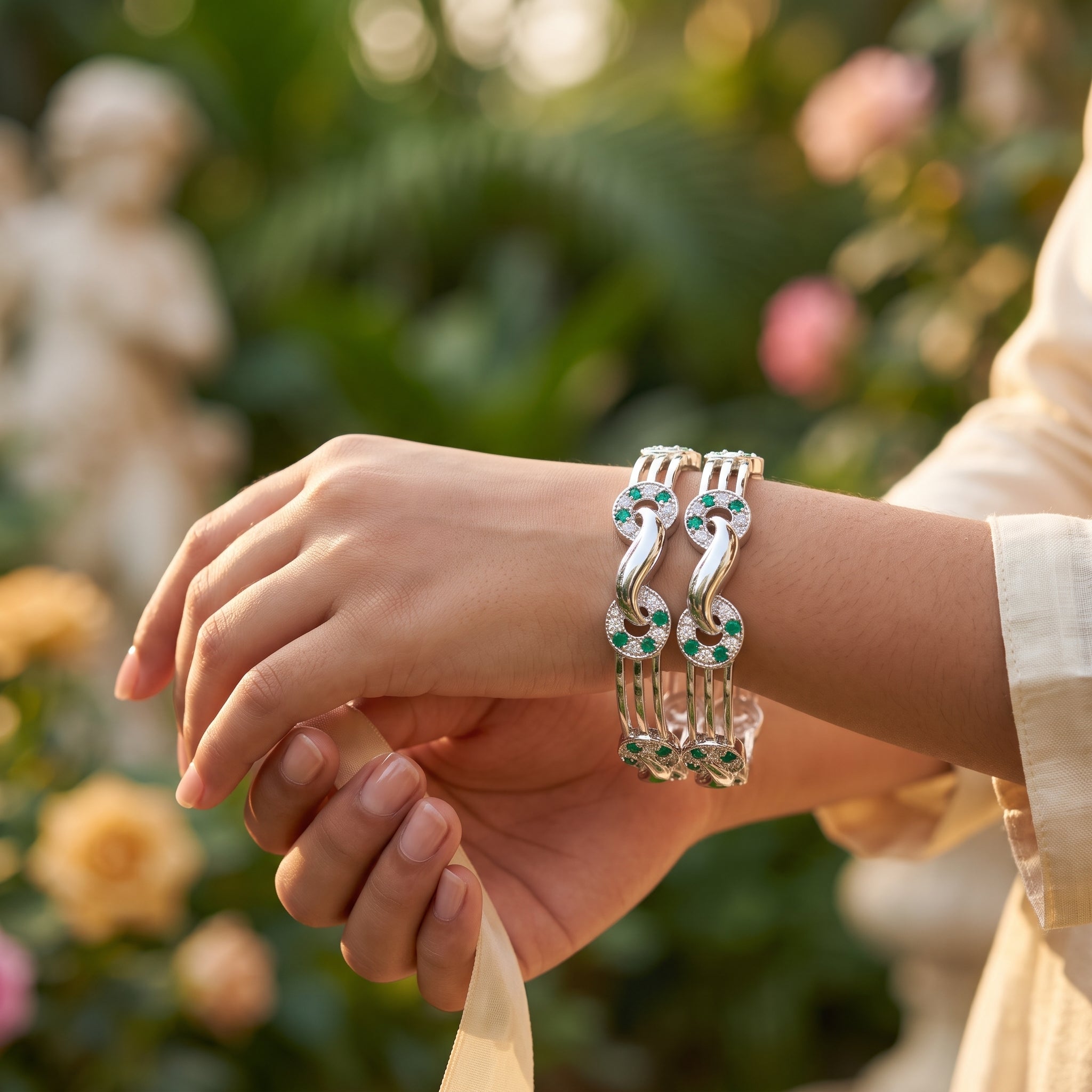 Jwelisha Kids Kada – Premium Stone-Studded Bangle for Girls