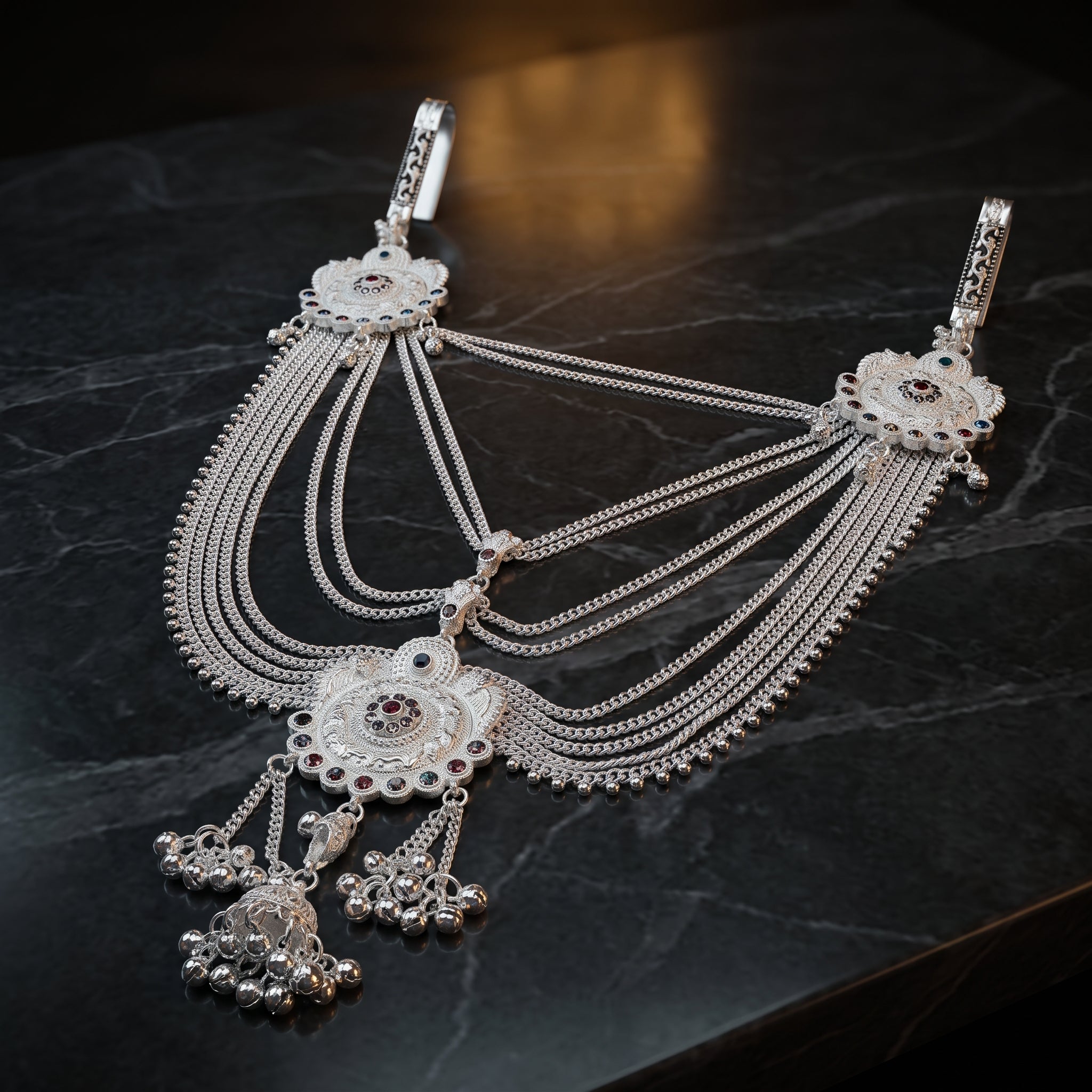 Traditional Kandora Waist Chain with Ghungroo