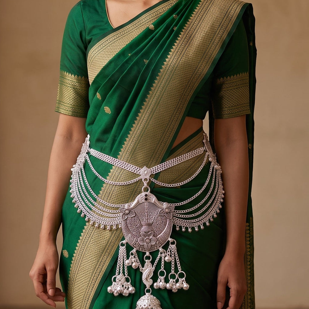 Traditional Kandora Waist Chain with Ghungroo